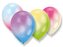 Nafukovací LED balónky - duhové - 4 ks