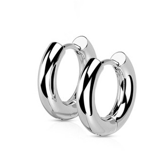 OPN1923ST-16 Ocelové náušnice kroužky 16mm