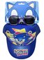 Dětská kšiltovka se slunečními brýlemi Sonic The Hedgehog|Ježek Sonic: Akční póza (obvod 53 cm)