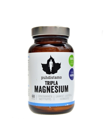 Puhdistamo - Triple Magnesium 60 kapsúl (Horčík)