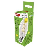 Emos LED žárovka Filament svíčka / E14 / 1,8 W (25 W) / 250 lm / neutrální bílá