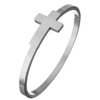 OPA1468 Dámský ocelový náramek kříž
