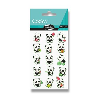Samolepky Maildor 3D Cooky - Panda Samolepky Maildor 3D Cooky - Panda
