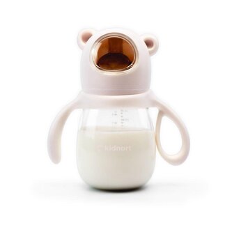 Kojenecká lahev Kidnort Jordbaer 240ml 6m+ béžová Kojenecká lahev Kidnort Jordbaer 240ml 6m+ béžová