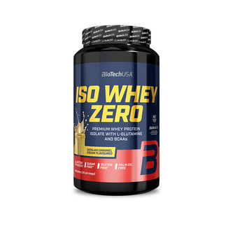BioTech Iso Whey Zero catalan caramel cream 908 g (katalánský karamelový krém)