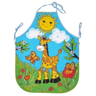 Forbyt Dětská zástěra Žirafy 64x50 cm