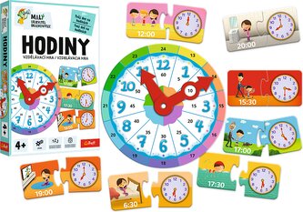TREFL Vzdělávací hra Malý objevitel: Hodiny