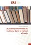 La poétique formelle du réalisme dans le roman africain