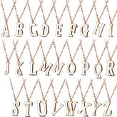 OPD0231-Q Zlacený ocelový řetízek s přívěškem iniciála - iniciála "Q"