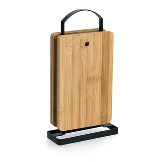 Zeller Sada krájecích desek na stojanu, 16 x 6,5 cm