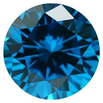 CZ22-1.25_100 CZ Kubický zirkon - Dark Aquamarine, 100 ks