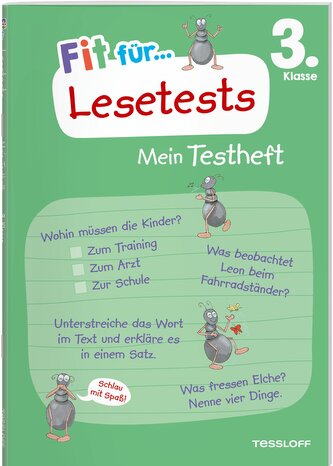 Fit für Lesetests 3. Klasse. Mein Testheft