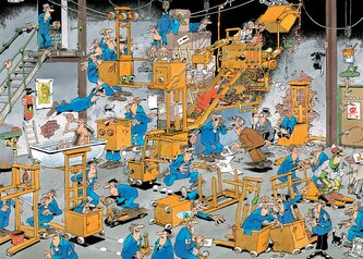 JUMBO Puzzle JvH Oldtimers: Jdi vpřed! 1000 dílků