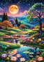 ALIPSON Puzzle Noc za úplňku 500 dílků