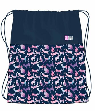 PROMO Worek na obuwie ST.RIGHT SO-01 Cosmic cats