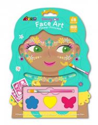 Klejnoty i farby do twarzy Kwiaty