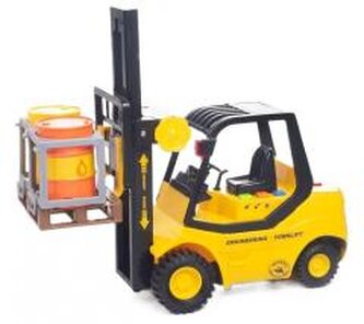 Wózek widłowy z akcesoriami światło i dźwięk