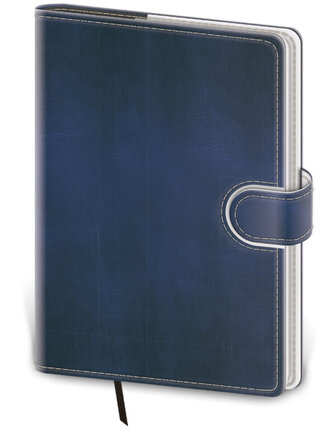 Denní diář B6 Flip modro/bílý
