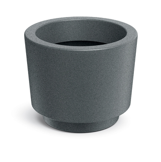 Květináč SPLITO ROUND 30 cm - barva: světlý granit