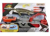 Matchbox Jurassic World Mozazaur i łódź ratunkowa