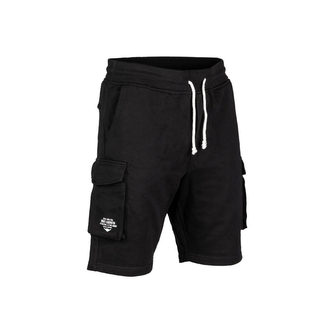 Krátké teplákové kalhoty Mil-Tec Sweat - černé, 3XL