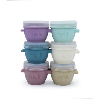 Silikonové kelímky na potraviny Snap&Go 59 ml - 6ks - Luxe pastelové