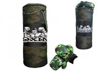 Worek i rękawice bokserskie