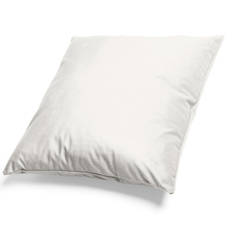 Mikroplyšový povlak na polštář 50x50 cm Bílý