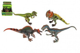 Figurka dinosaurus plast 34x17cm mix druhů v sáčku 8ks v boxu