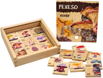 Lesní svět Pexeso klasické - Houby