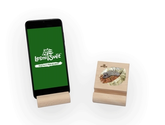 Lesní svět Stojánek na mobil M - Ježek