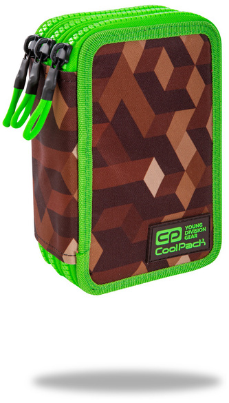 Piórnik potrójny z wyposażeniem Jumper 3 City Jungle CoolPack, Patio