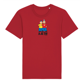 Tričko Pat a Mat - A je to! červene Červené XXL