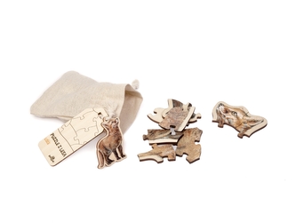 Lesní svět Puzzle z lesa mláďata - Lišče