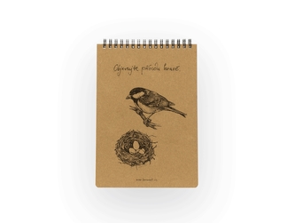 Lesní svět Eko blok z recy papíru M - Sýkora