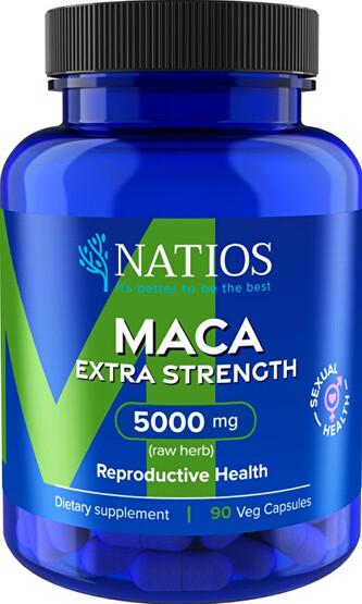Natios Maca Extract 5000 mg 90 veganských kapslí
