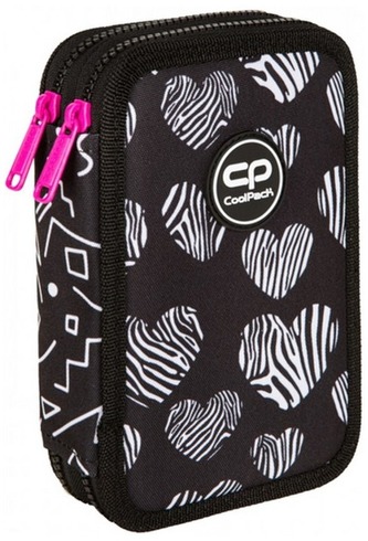 Saszetka podwójna Clever Math Hearts CoolPack, Patio