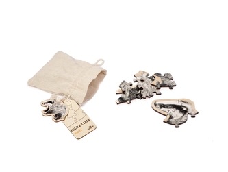 Lesní svět Puzzle z lesa mláďata - Jezevče