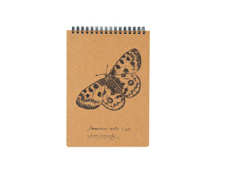 Lesní svět Eko blok z recy papíru M - Jasoň červenooký