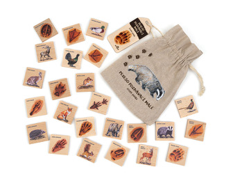 Lesní svět Pexeso poznávací malé - Stopy zvěře