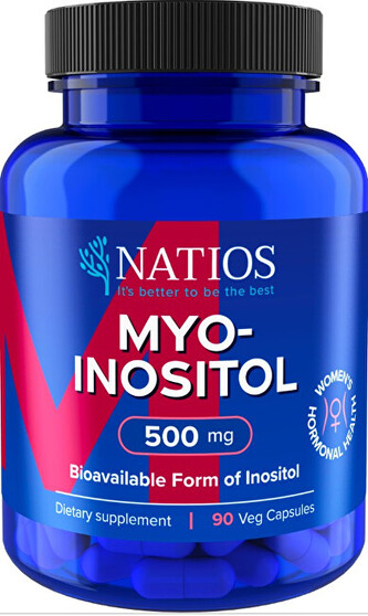 Natios Myo-Inositol 500 mg 90 veganských kapslí