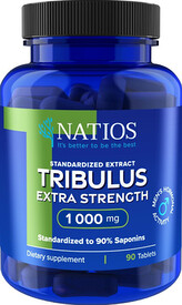 Natios Tribulus Extract 90% saponins 1000 mg 90 veganských tablet