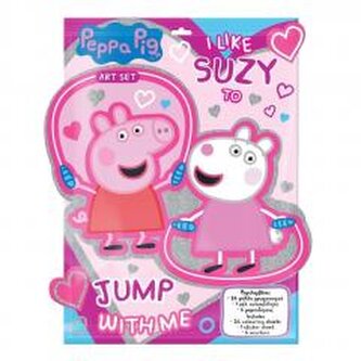 Kolorowanka z naklejkami Peppa