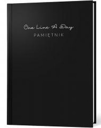 Pamiętnik one line a day. Dziennik notatnik journa