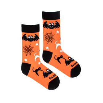 Dětské ponožky Temná noc Oranžové M (27 - 30)