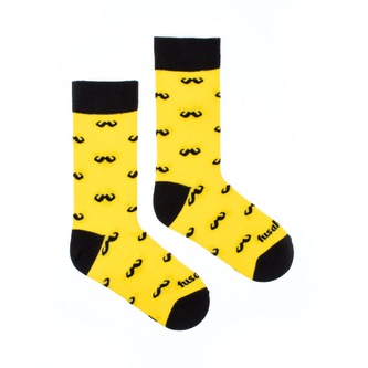 Dětské ponožky Fousáček Žluté XS (19 - 22)