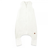 Mušelínový spací vak se zahrnovacími nohavičkami - smetanový, vel. S