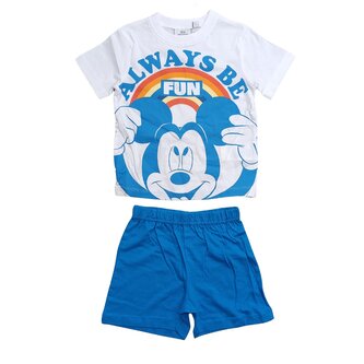 Chlapecké pyžamo MICKEY MOUSE krátké Always be fun, bílá, velikost: 128