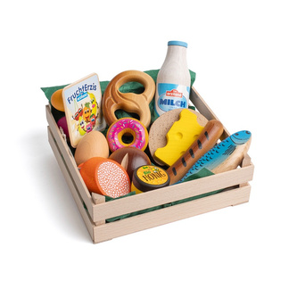 Zestaw XL produktów spożywczych w skrzyneczce Erzi