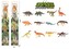 Dinosaurus 6 ks plast 2 druhy v blistru 7x43cm